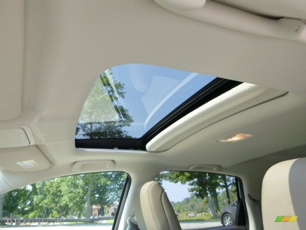 2014 CR-V EX-L AWD - White Diamond Pearl / Beige photo #16