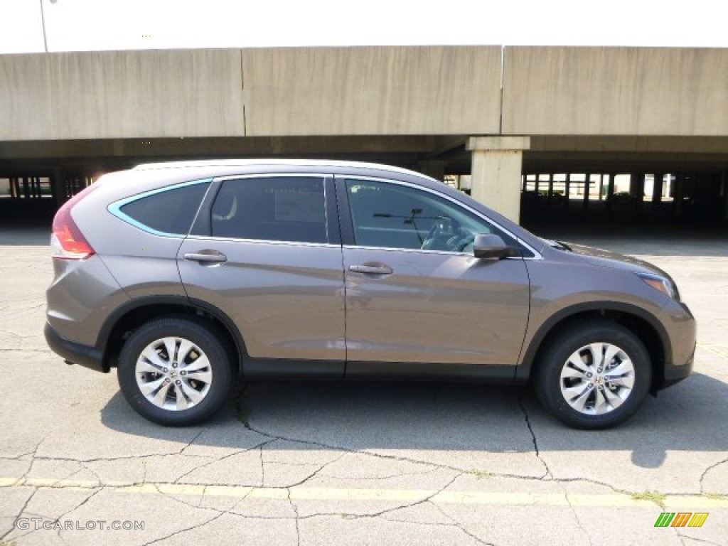 2014 CR-V EX-L AWD - Urban Titanium Metallic / Black photo #2