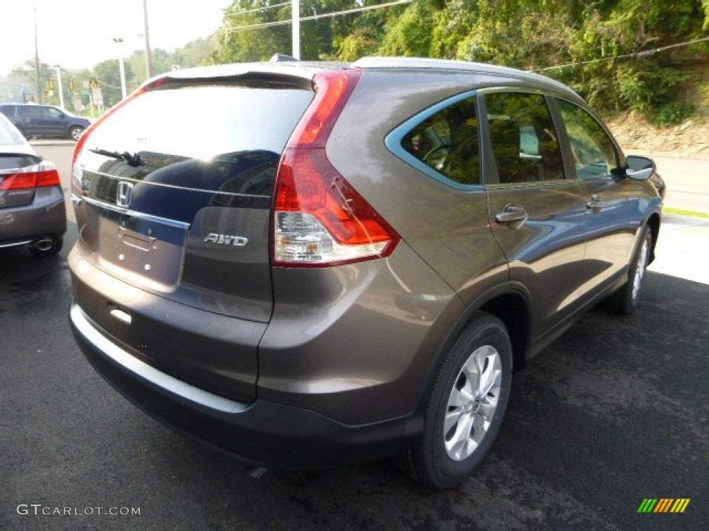 2014 CR-V EX-L AWD - Urban Titanium Metallic / Black photo #3