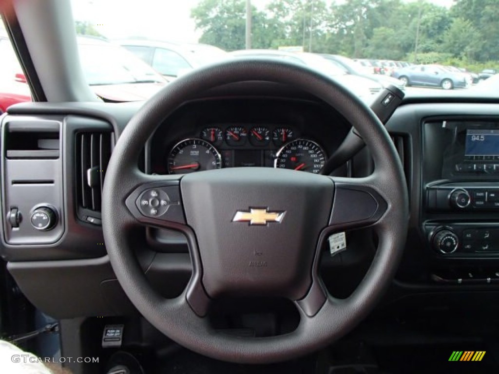 2014 Silverado 1500 WT Double Cab 4x4 - Blue Granite Metallic / Jet Black/Dark Ash photo #18