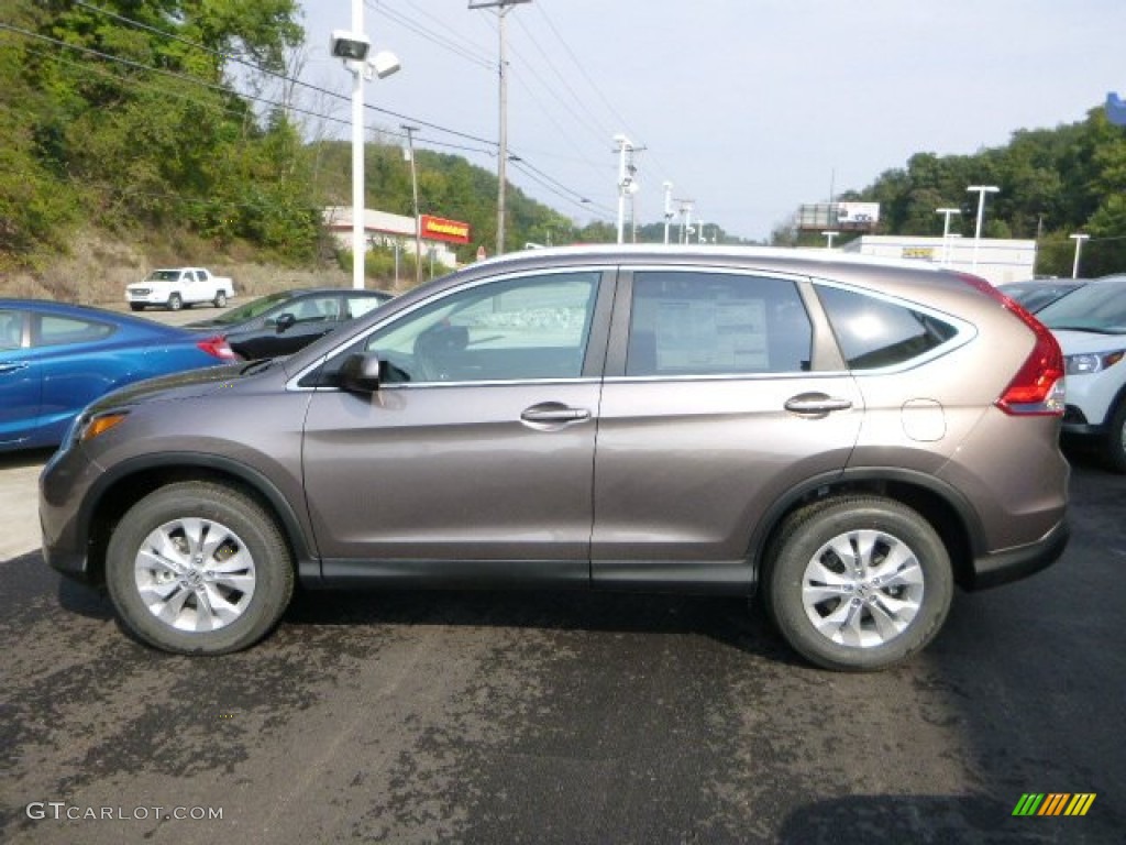 2014 CR-V EX-L AWD - Urban Titanium Metallic / Black photo #6