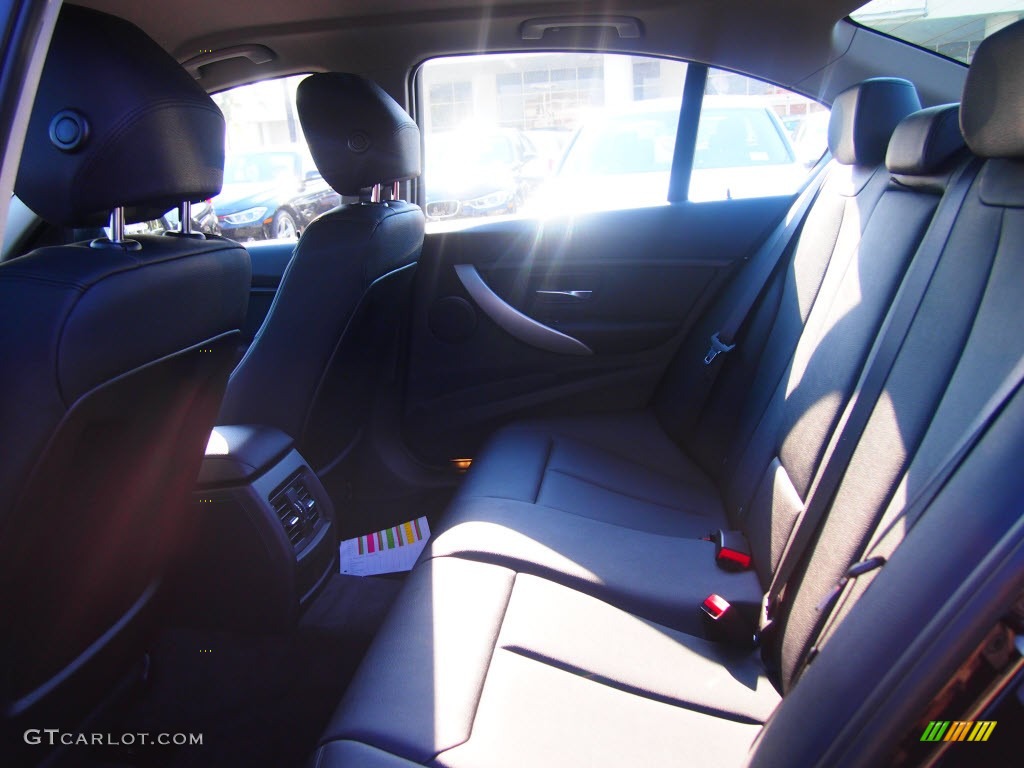 Black Interior 2014 BMW 3 Series 320i Sedan Photo #85588773