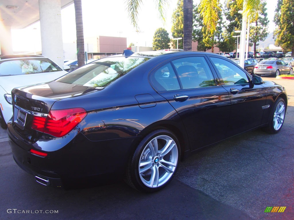 Carbon Black Metallic 2014 BMW 7 Series 750i Sedan Exterior Photo #85588850