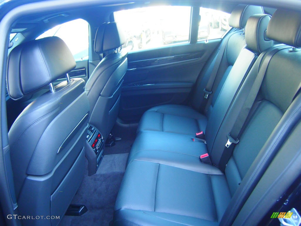 Black Interior 2014 BMW 7 Series 750i Sedan Photo #85588928
