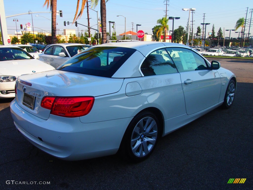 2013 3 Series 328i Convertible - Alpine White / Coral Red/Black photo #2