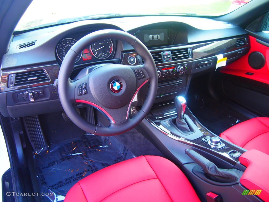 2013 3 Series 328i Convertible - Alpine White / Coral Red/Black photo #8