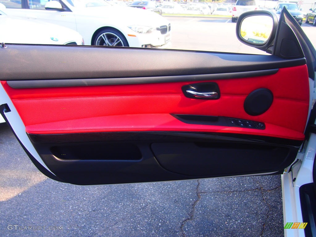 2013 3 Series 328i Convertible - Alpine White / Coral Red/Black photo #9