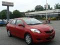 Barcelona Red Metallic 2009 Toyota Yaris S Sedan