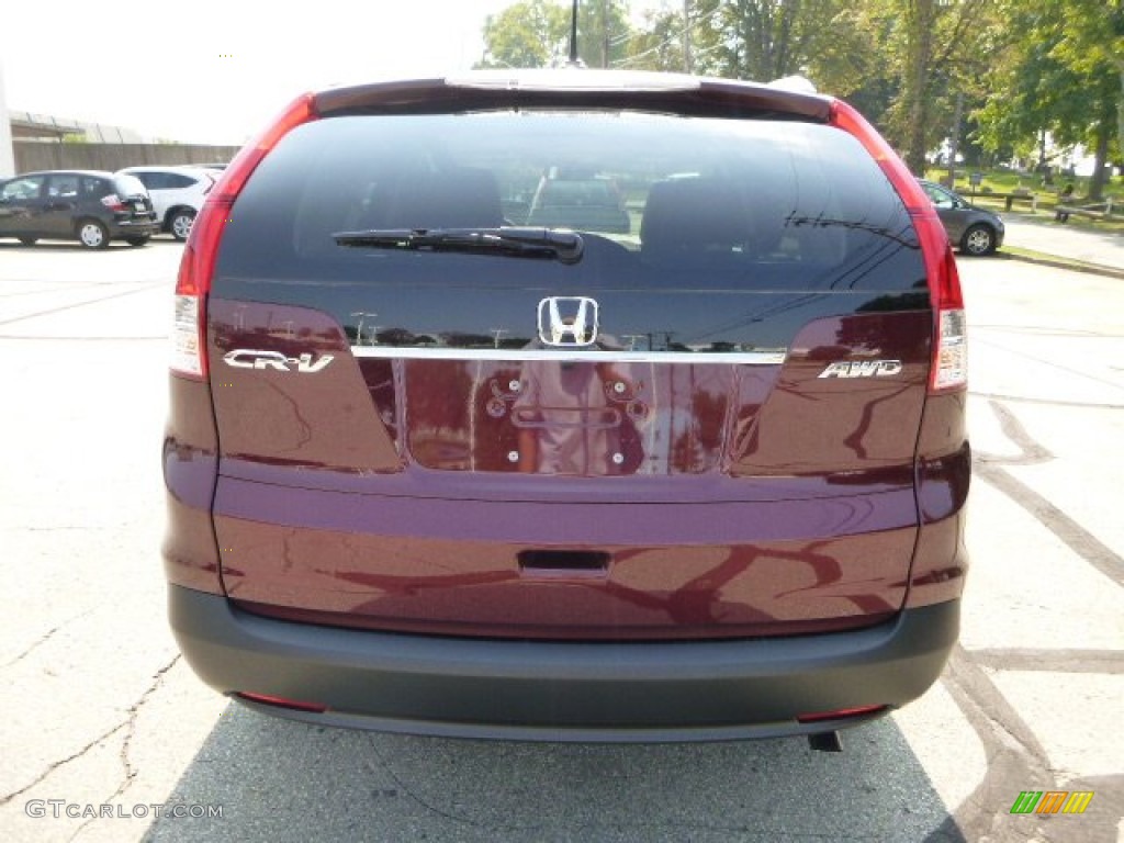 2014 CR-V EX-L AWD - Basque Red Pearl II / Gray photo #4