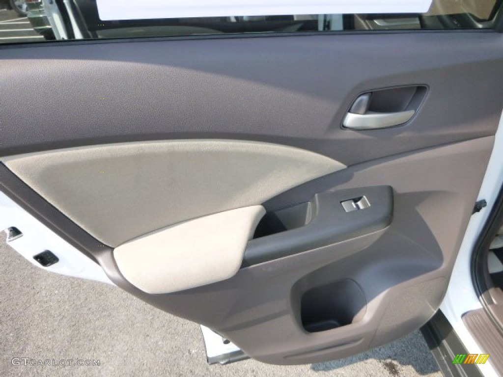 2014 CR-V EX AWD - White Diamond Pearl / Beige photo #13