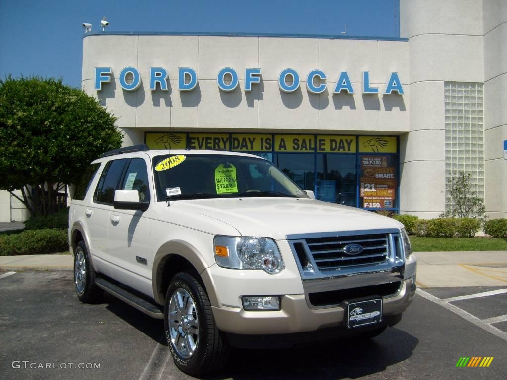 White Suede Ford Explorer