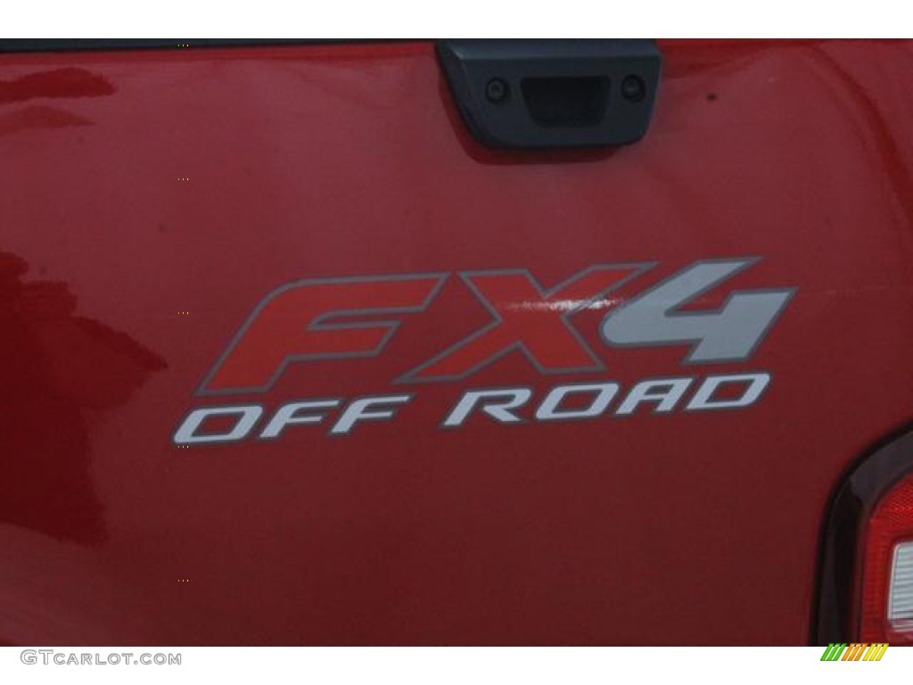2005 F150 FX4 SuperCab 4x4 - Bright Red / Medium Flint Grey photo #16