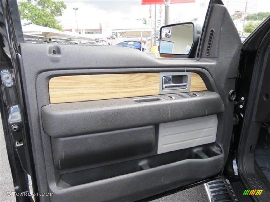 2011 F150 Lariat SuperCrew - Ebony Black / Black photo #10