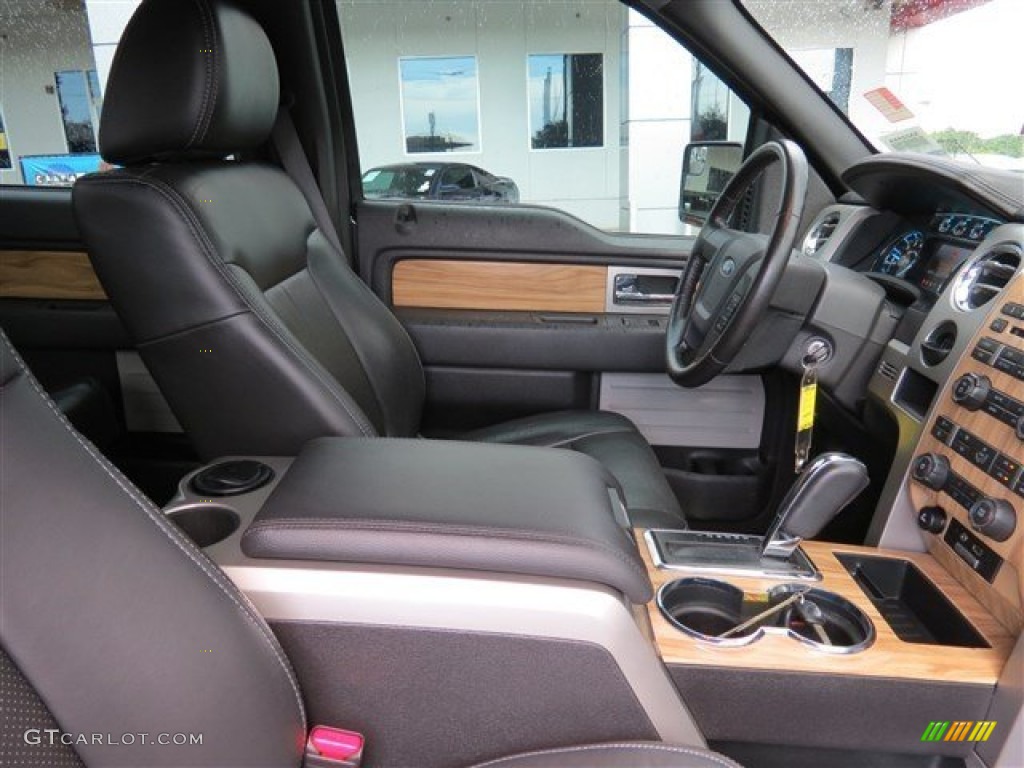 2011 F150 Lariat SuperCrew - Ebony Black / Black photo #13