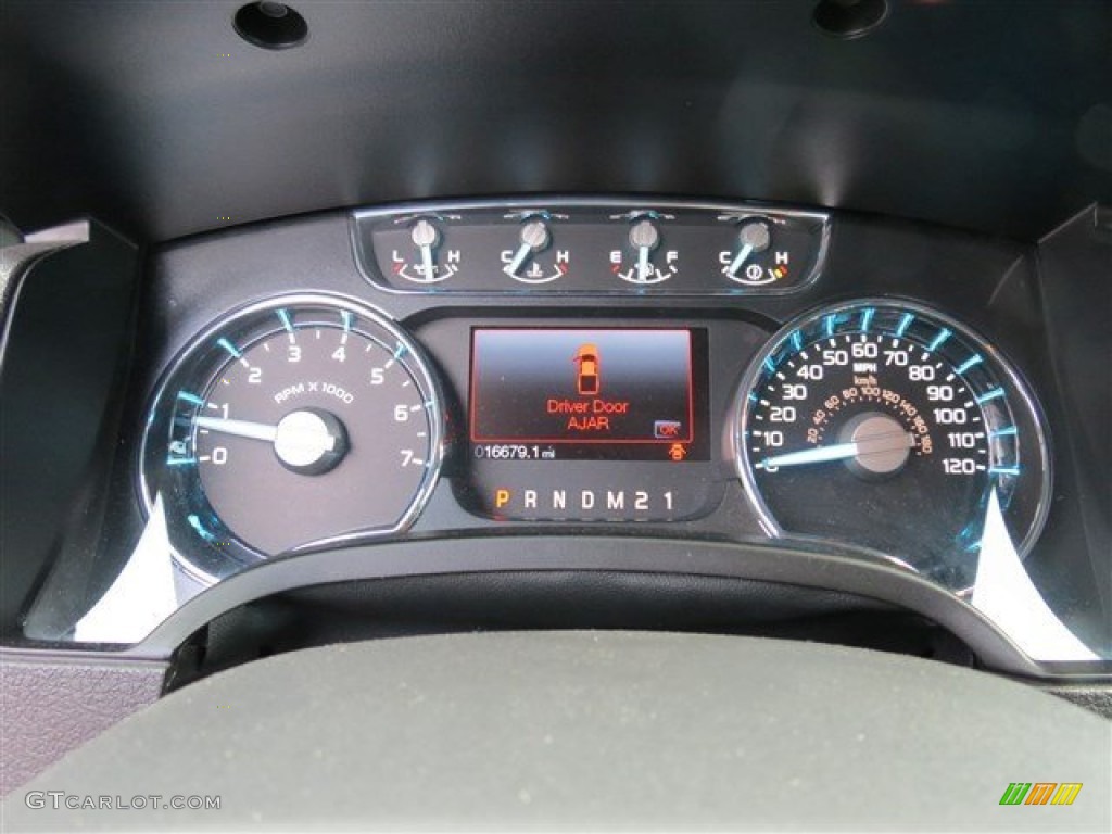 2011 F150 Lariat SuperCrew - Ebony Black / Black photo #16