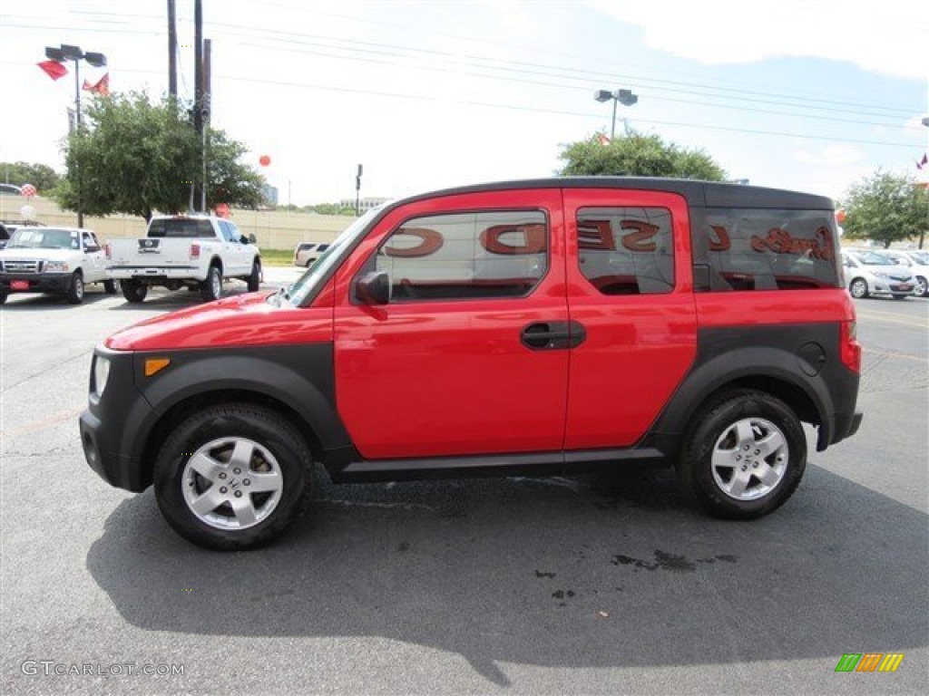 2005 Element EX - Rallye Red / Black/Gray photo #4