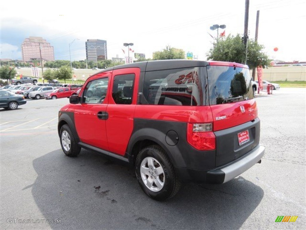 2005 Element EX - Rallye Red / Black/Gray photo #5