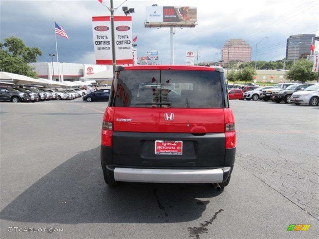 2005 Element EX - Rallye Red / Black/Gray photo #6