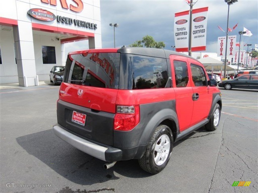 2005 Element EX - Rallye Red / Black/Gray photo #7