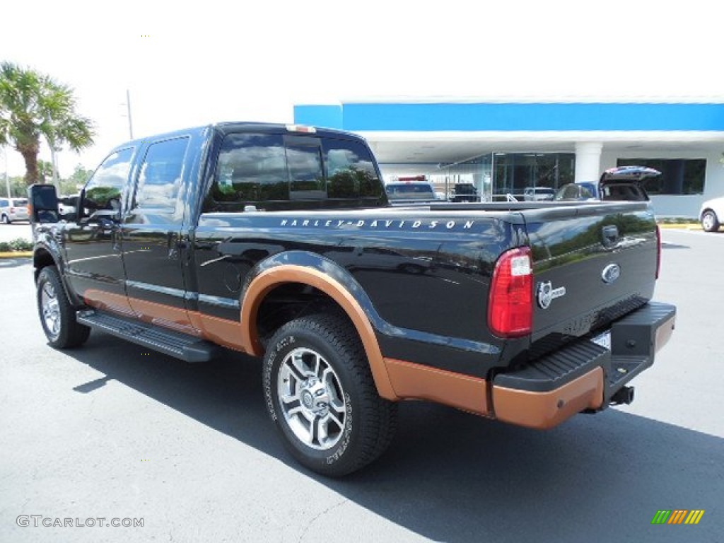 Black 2008 Ford F250 Super Duty Harley Davidson Crew Cab 4x4 Exterior Photo #85593479