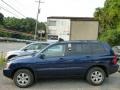 2001 Indigo Ink Blue Metallic Toyota Highlander V6 4WD  photo #2