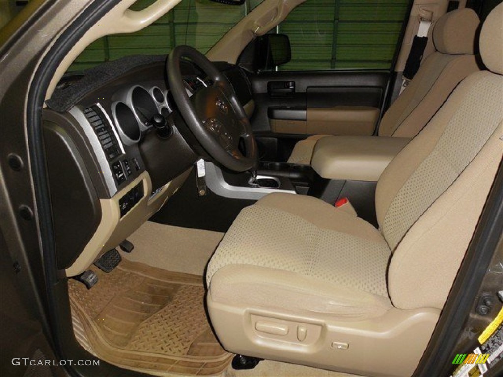 2011 Tundra SR5 CrewMax 4x4 - Pyrite Mica / Sand Beige photo #10