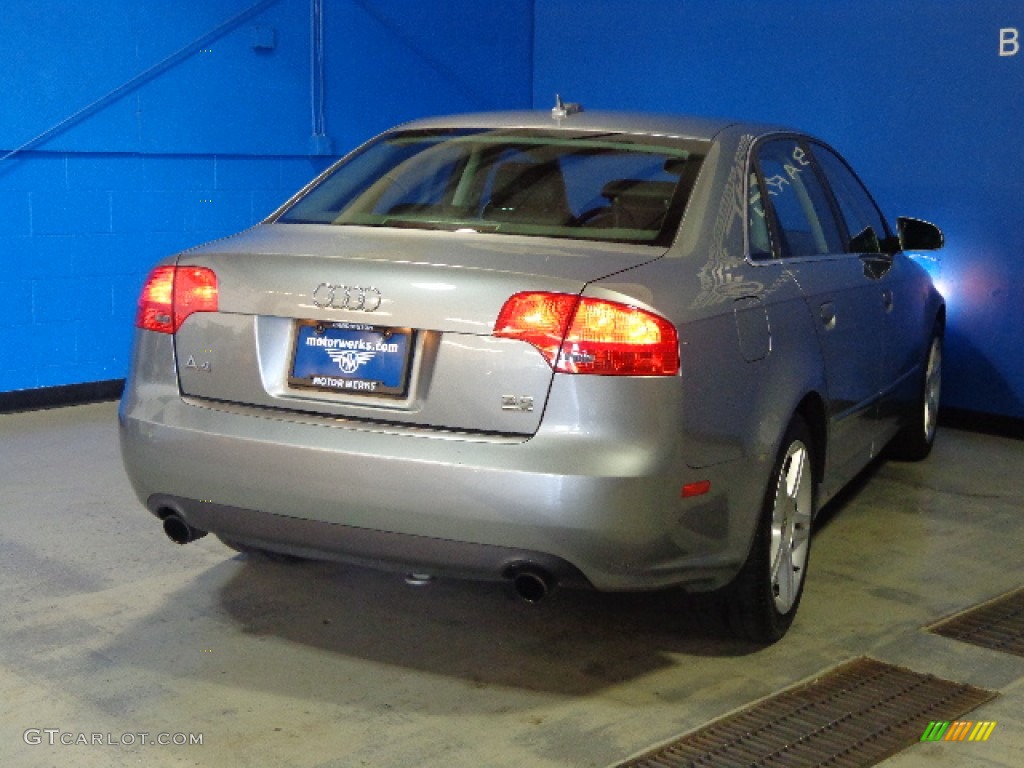 2006 A4 3.2 quattro Sedan - Quartz Gray Metallic / Ebony photo #7