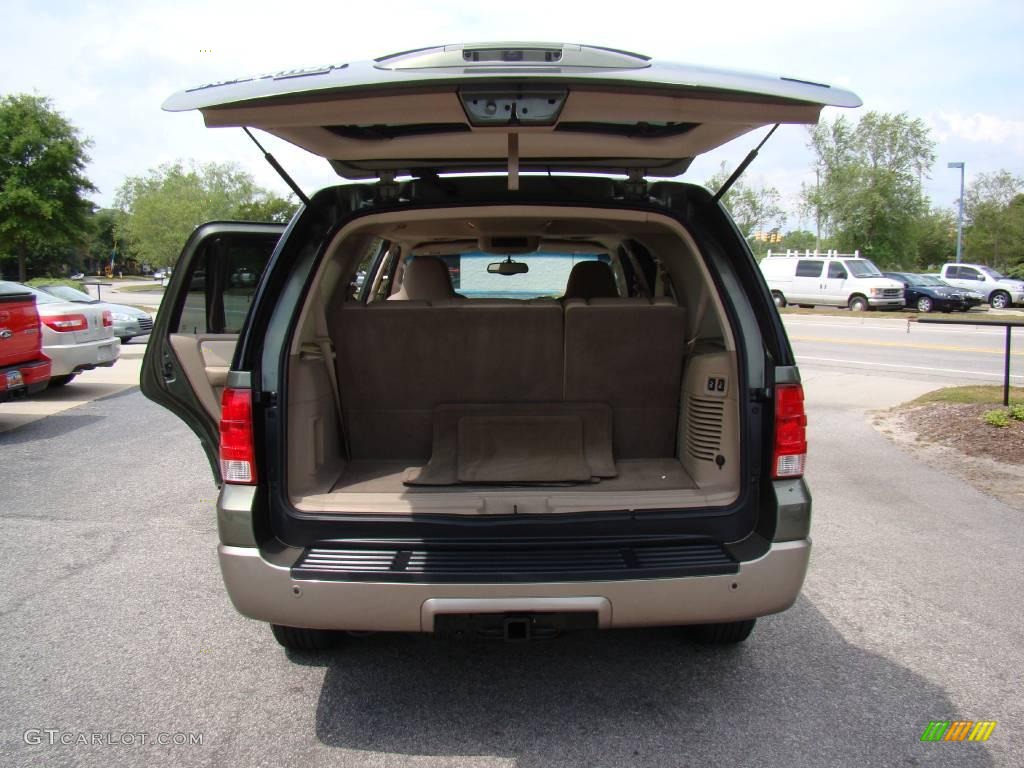 2003 Expedition Eddie Bauer 4x4 - Estate Green Metallic / Medium Parchment photo #17