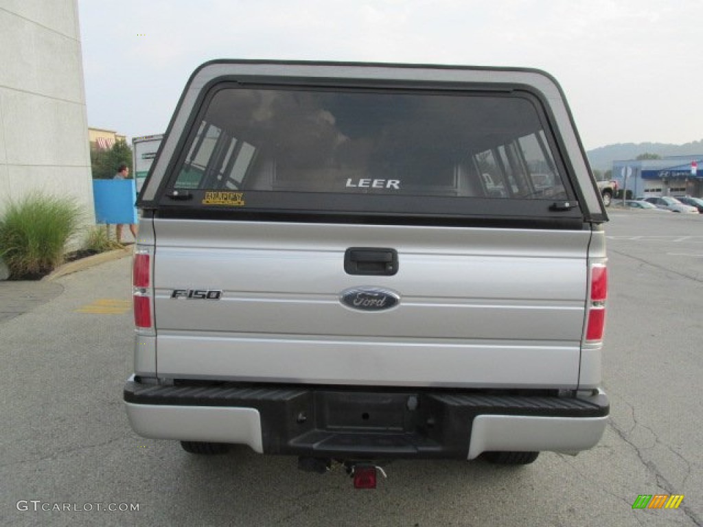 2010 F150 STX SuperCab 4x4 - Ingot Silver Metallic / Medium Stone photo #8