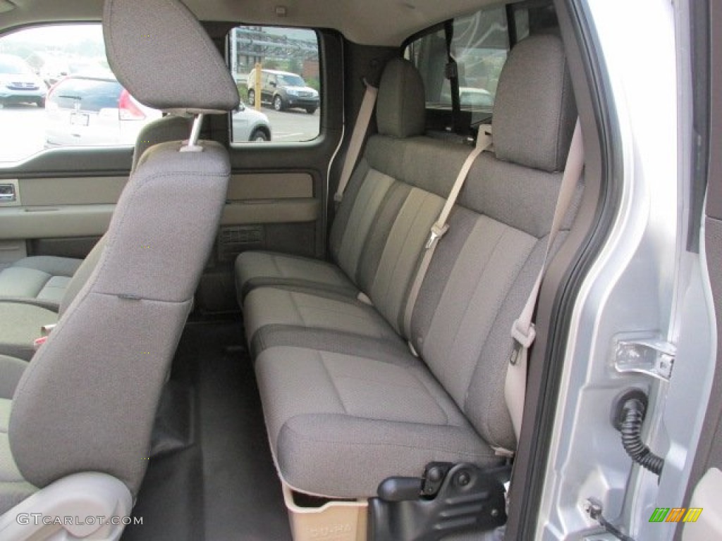 2010 F150 STX SuperCab 4x4 - Ingot Silver Metallic / Medium Stone photo #13