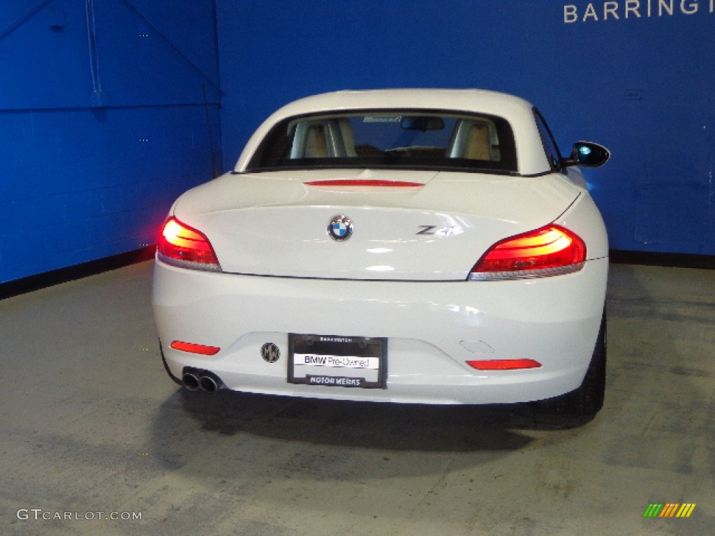 2011 Z4 sDrive30i Roadster - Alpine White / Beige photo #6