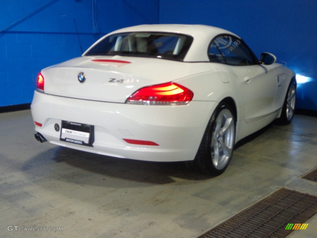 2011 Z4 sDrive30i Roadster - Alpine White / Beige photo #7