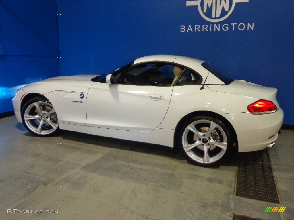 2011 Z4 sDrive30i Roadster - Alpine White / Beige photo #8
