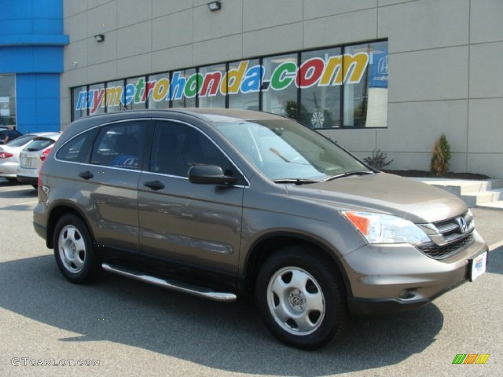 2010 CR-V LX AWD - Urban Titanium Metallic / Black photo #1