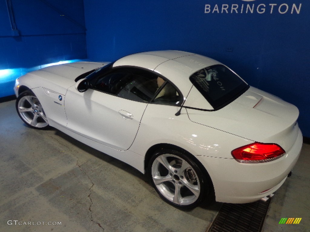 2011 Z4 sDrive30i Roadster - Alpine White / Beige photo #15