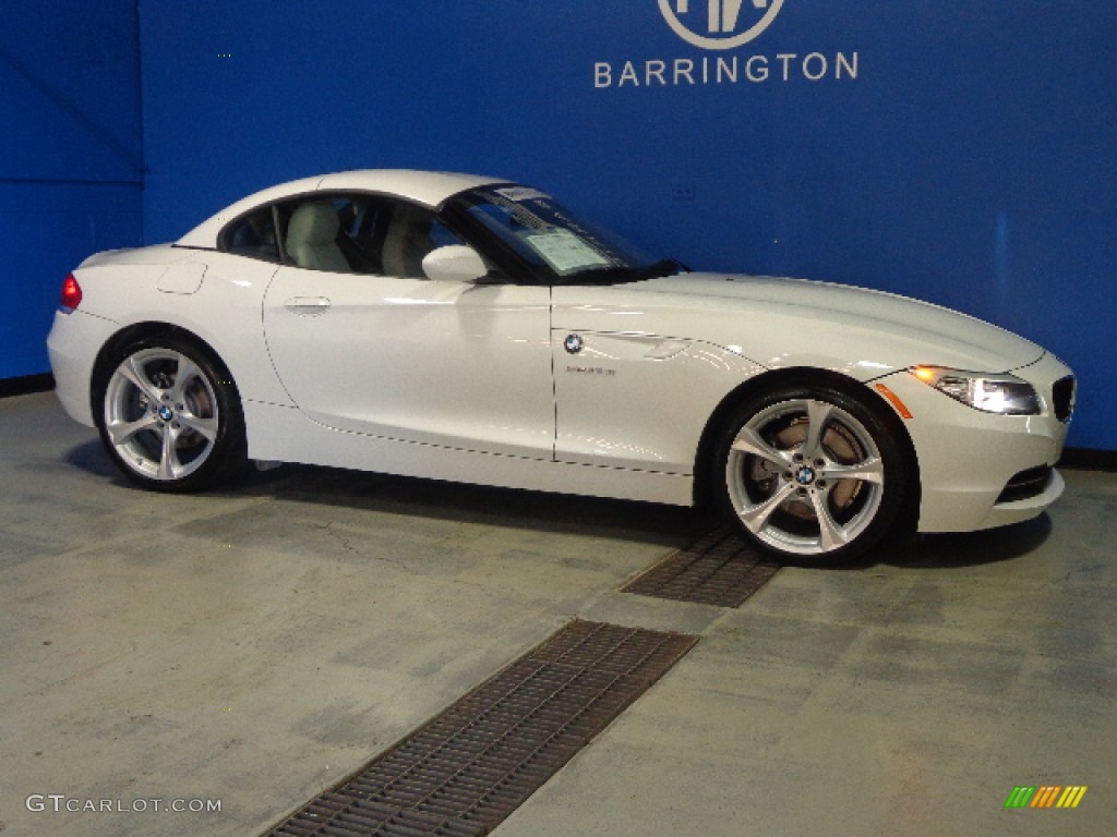2011 Z4 sDrive30i Roadster - Alpine White / Beige photo #16