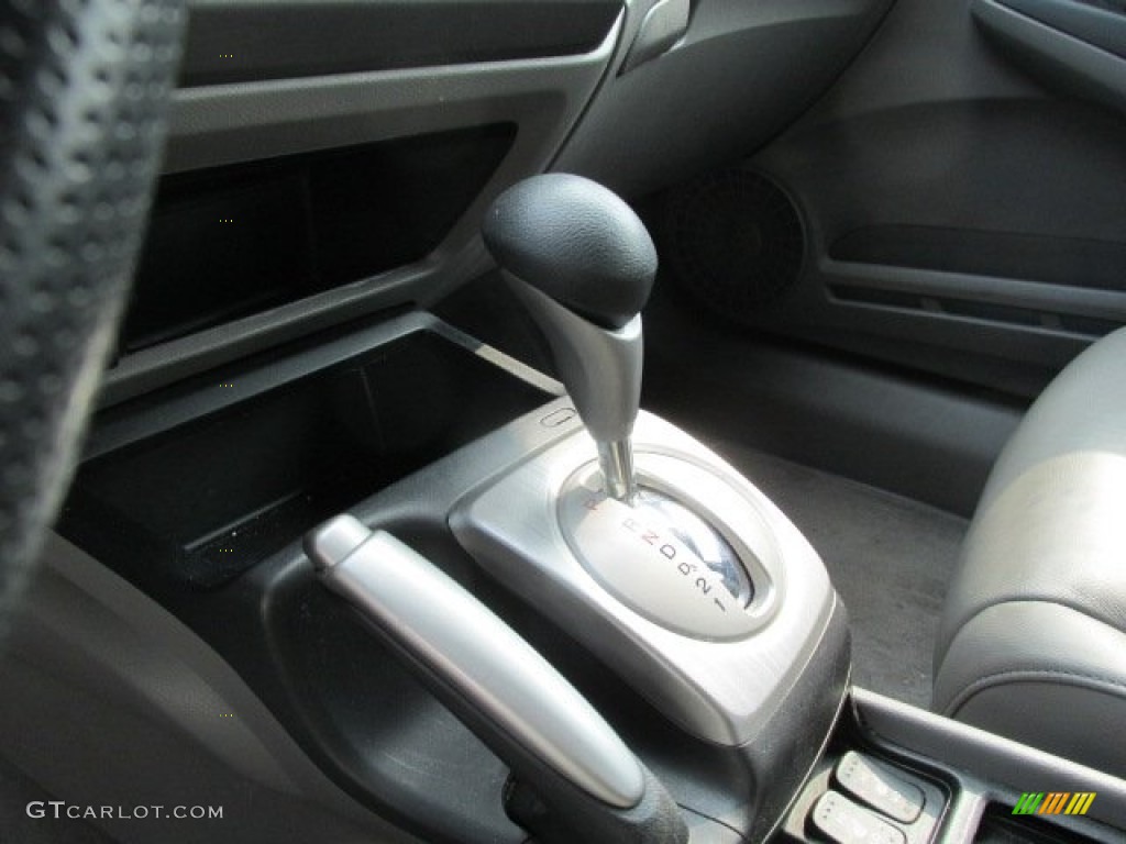2010 Civic EX-L Sedan - Atomic Blue Metallic / Gray photo #15