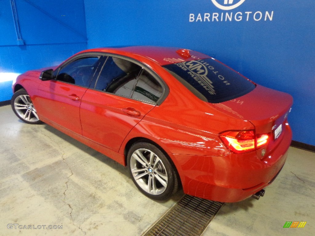 2013 3 Series 328i xDrive Sedan - Melbourne Red Metallic / Everest Grey/Black photo #17