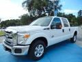 2014 Oxford White Ford F350 Super Duty XLT Crew Cab  photo #1