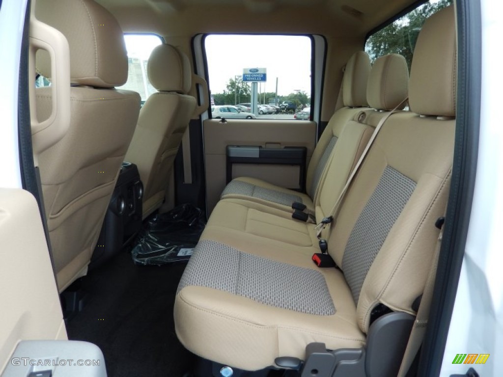 2014 Ford F350 Super Duty XLT Crew Cab Rear Seat Photo #85599211