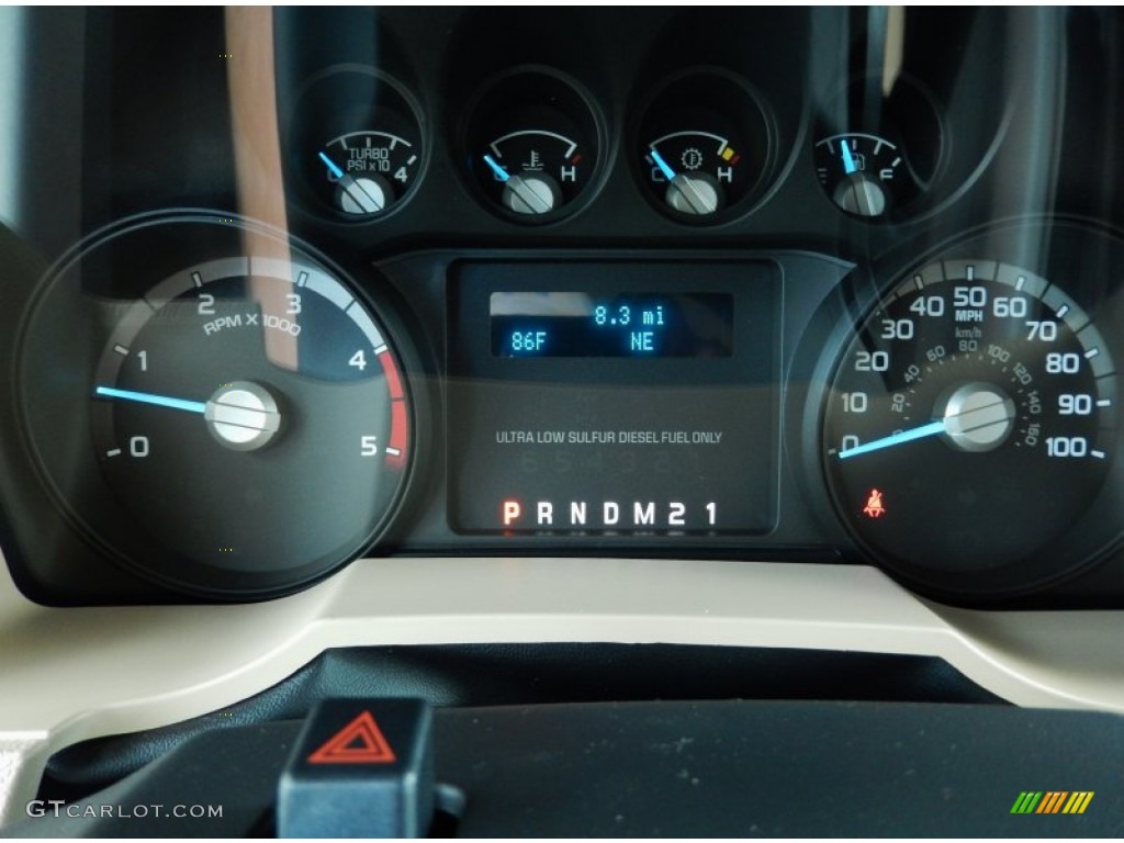 2014 Ford F350 Super Duty XLT Crew Cab Gauges Photos
