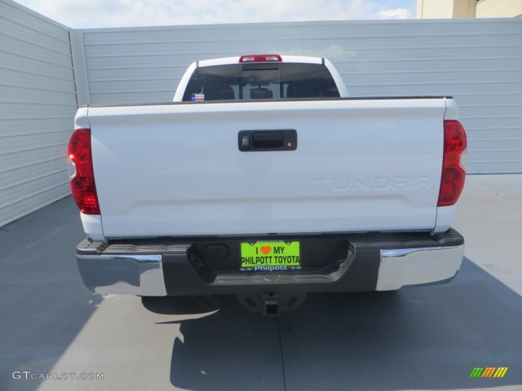 2014 Tundra SR5 Double Cab - Super White / Sand Beige photo #5