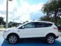 2014 White Platinum Ford Escape Titanium 2.0L EcoBoost  photo #2