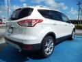 2014 White Platinum Ford Escape Titanium 2.0L EcoBoost  photo #3