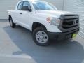 2014 Super White Toyota Tundra SR Double Cab 4x4  photo #1