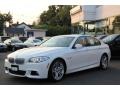 Alpine White - 5 Series 550i Sedan Photo No. 1