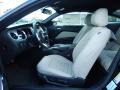 Medium Stone 2014 Ford Mustang V6 Premium Coupe Interior Color