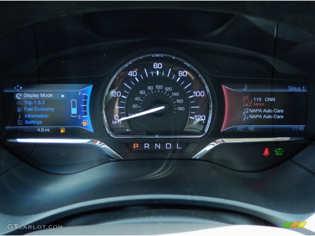 2014 Lincoln MKZ Hybrid Gauges Photo #85602727