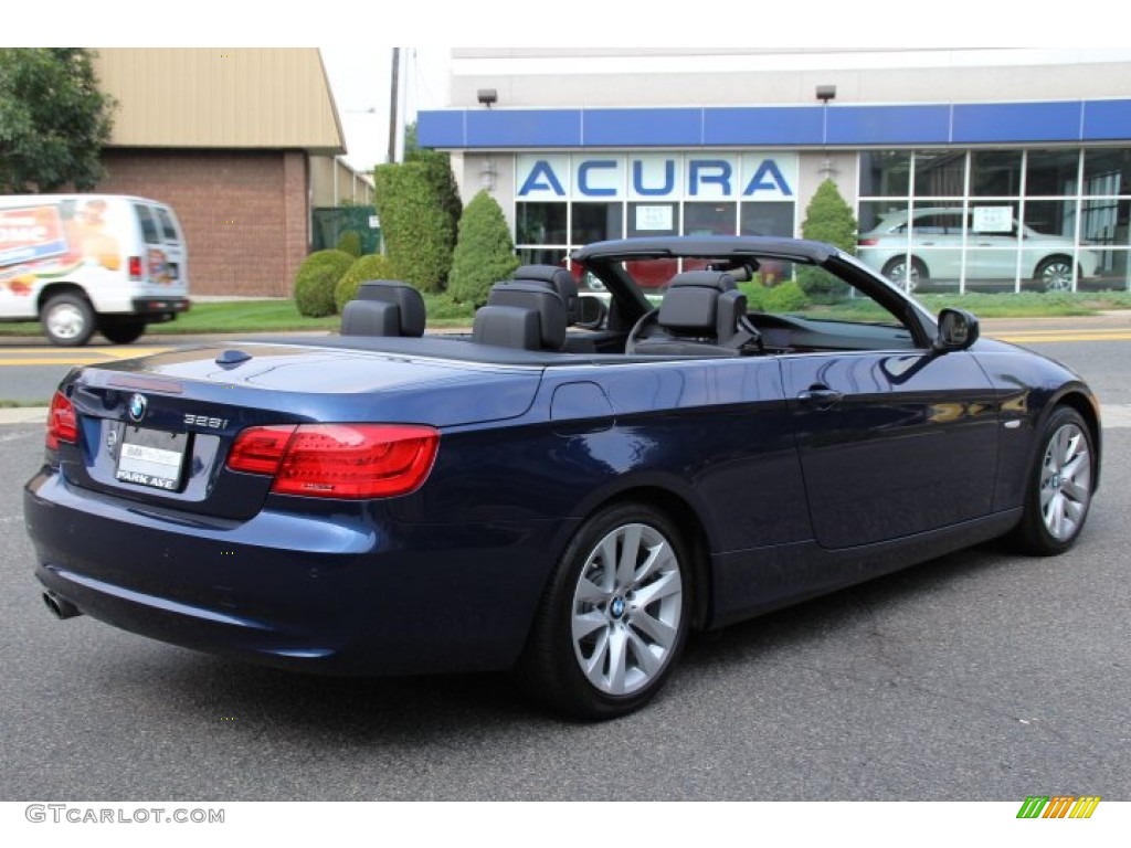 2013 3 Series 328i Convertible - Deep Sea Blue Metallic / Black photo #5