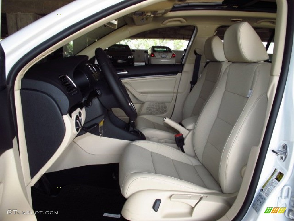 Cornsilk Beige Interior 2014 Volkswagen Jetta TDI SportWagen Photo #85603641